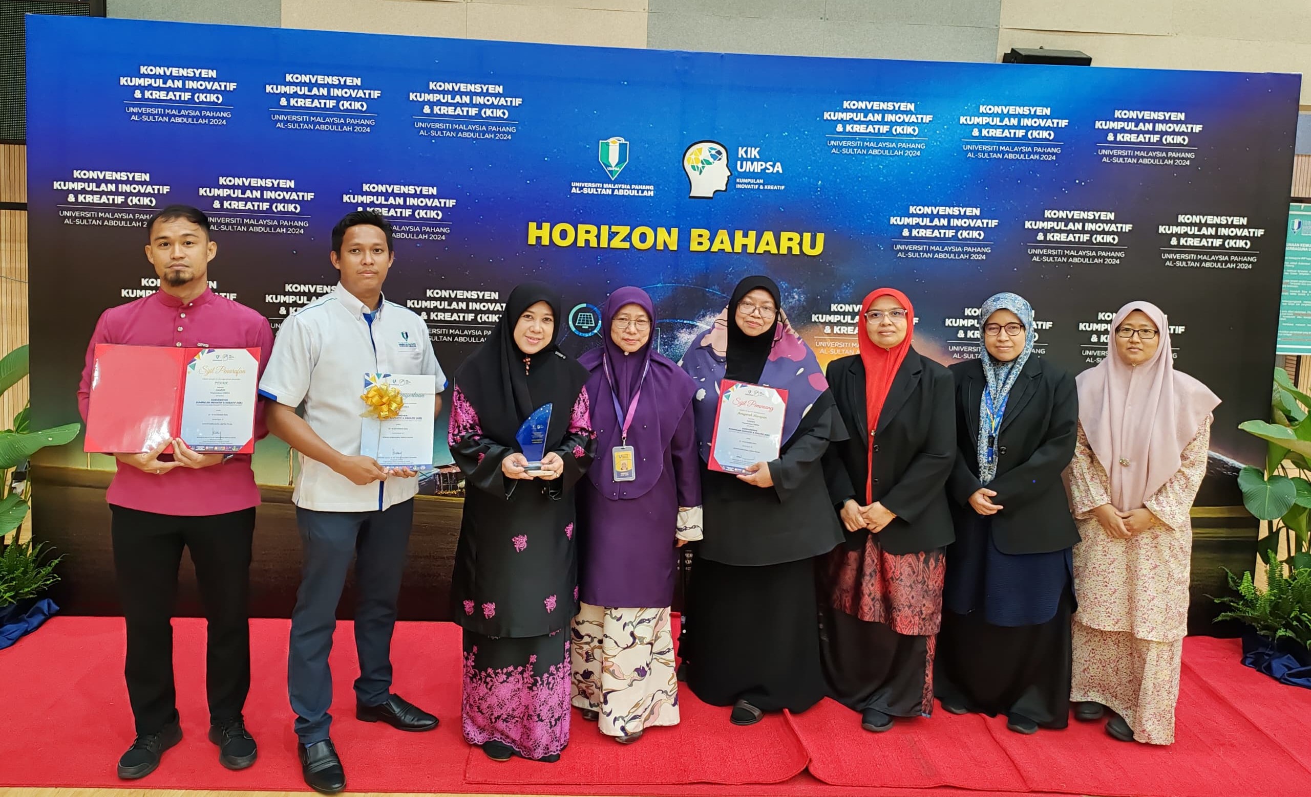 UMPSA Library Catalyst received the Anugerah Harapan and Penarafan Perak in conjunction with the 2nd  Konvensyen Kumpulan Inovatif & Kreatif (KIK) Horizon Baharu UMPSA 2024 - 15 Nov 2024